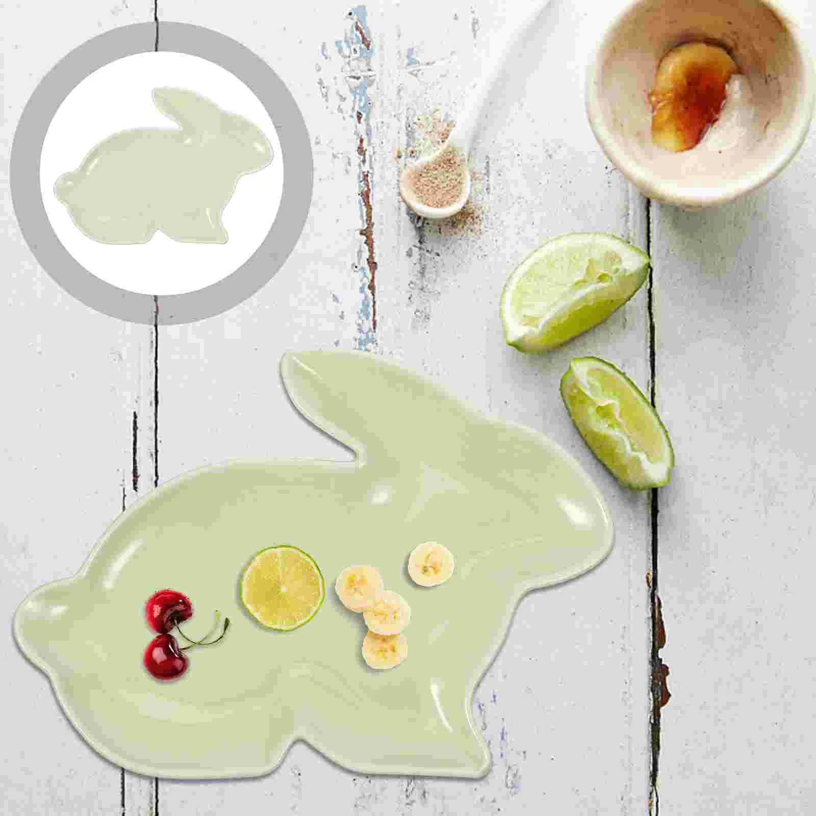 Plate Tray Easter Rabbit Serving Holder Bunny Fruit Ceramic Plates Appetizer Dessert Storage Candy Snack Nut Dish Dinner Party
Plate Tray Easter Rabbit Serving Holder Bunny Fruit Ceramic Plates Appetizer Dessert Storage Candy Snack Nut Dish Dinner Party
