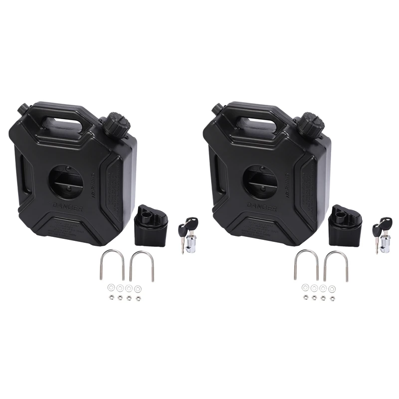 2X 5L Liters Black Fuel Tank Can Car Motorcycle Spare Petrol Oil Tank Backup Jerrycan Fuel-Jugs Canister With Lock&Key
2X 5L Liters Black Fuel Tank Can Car Motorcycle Spare Petrol Oil Tank Backup Jerrycan Fuel-Jugs Canister With Lock&Key