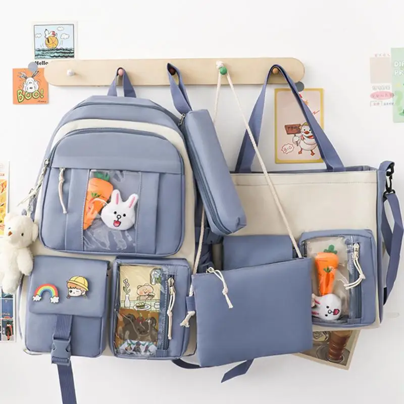 4 шт./комплект, школьный рюкзак для девочек-подростков
4 шт./комплект, школьный рюкзак для девочек-подростков