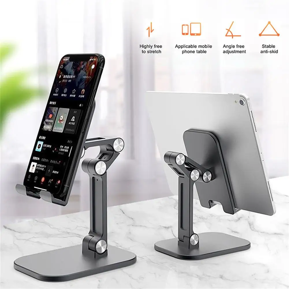 Adjustable Metal Desk Mobile Phone Holder Tablet Bracket Non-slip Silicone Pad Desktop Support Stand
Adjustable Metal Desk Mobile Phone Holder Tablet Bracket Non-slip Silicone Pad Desktop Support Stand