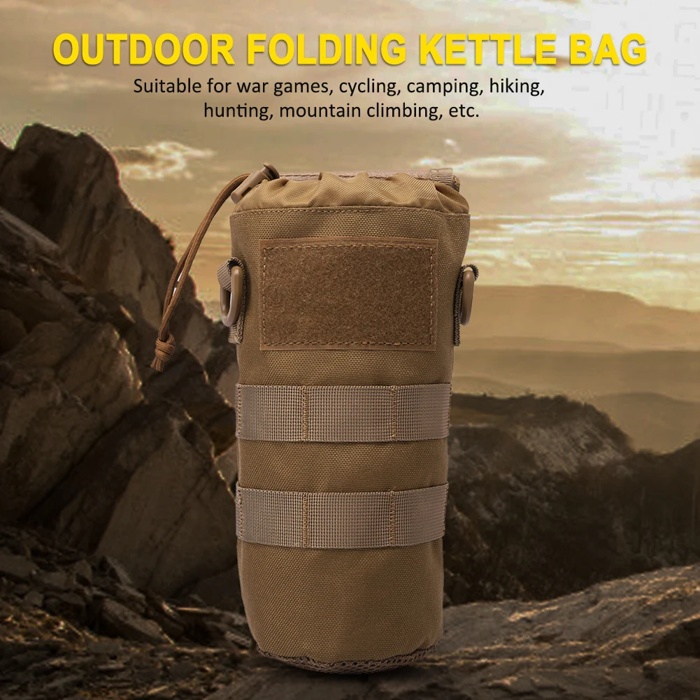 Molle Water Bottle Cooler Bag Pouch Outdoor Travel Camping Hiking Fishing Hunting Multifunctional Kettle Carrier Bottle Holder
Molle Water Bottle Cooler Bag Pouch Outdoor Travel Camping Hiking Fishing Hunting Multifunctional Kettle Carrier Bottle Holder