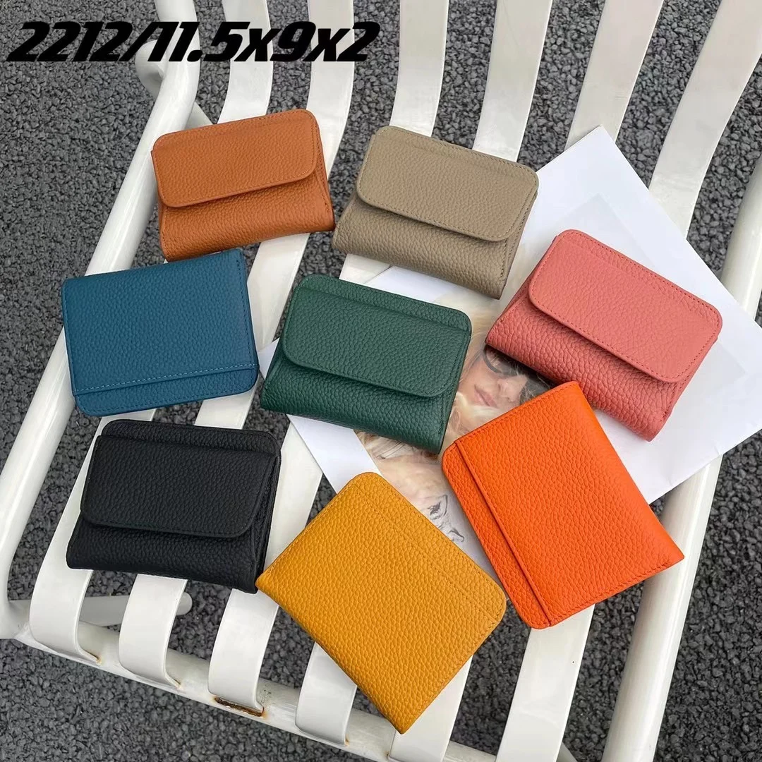 Women's Fashionable Soft Lychee Patterned Wallet Flap Buckle Business Card Holder Multifunctional Zero Wallet For Easy Carrying
Women's Fashionable Soft Lychee Patterned Wallet Flap Buckle Business Card Holder Multifunctional Zero Wallet For Easy Carrying