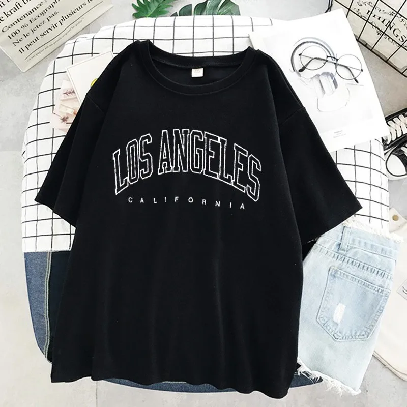 Black Letter Print T Shirt for Women Loose Harajuku Streetwear O-neck Short Sleeve Fashion Y2k Tops Summer New Kawaii Clothes
Black Letter Print T Shirt for Women Loose Harajuku Streetwear O-neck Short Sleeve Fashion Y2k Tops Summer New Kawaii Clothes