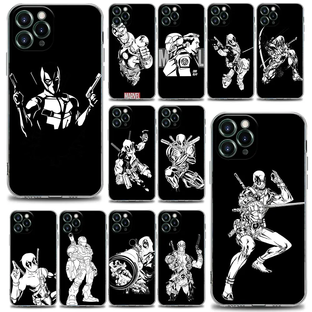 Marvel Deadpool Clear Phone Case for Apple iPhone 11 12 13 7 8 SE XR XS Max 5 5s 6 6s Pro Plus Soft Silicone Case
Marvel Deadpool Clear Phone Case for Apple iPhone 11 12 13 7 8 SE XR XS Max 5 5s 6 6s Pro Plus Soft Silicone Case