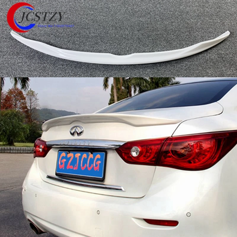 Спойлер для Infiniti Q50 Q50S, материал ABS, заднее крыло автомобиля, цвет грунтовки, задний спойлер для Infiniti Q50, спойлер 2013 + 2017
Спойлер для Infiniti Q50 Q50S, материал ABS, заднее крыло автомобиля, цвет грунтовки, задний спойлер для Infiniti Q50, спойлер 2013 + 2017