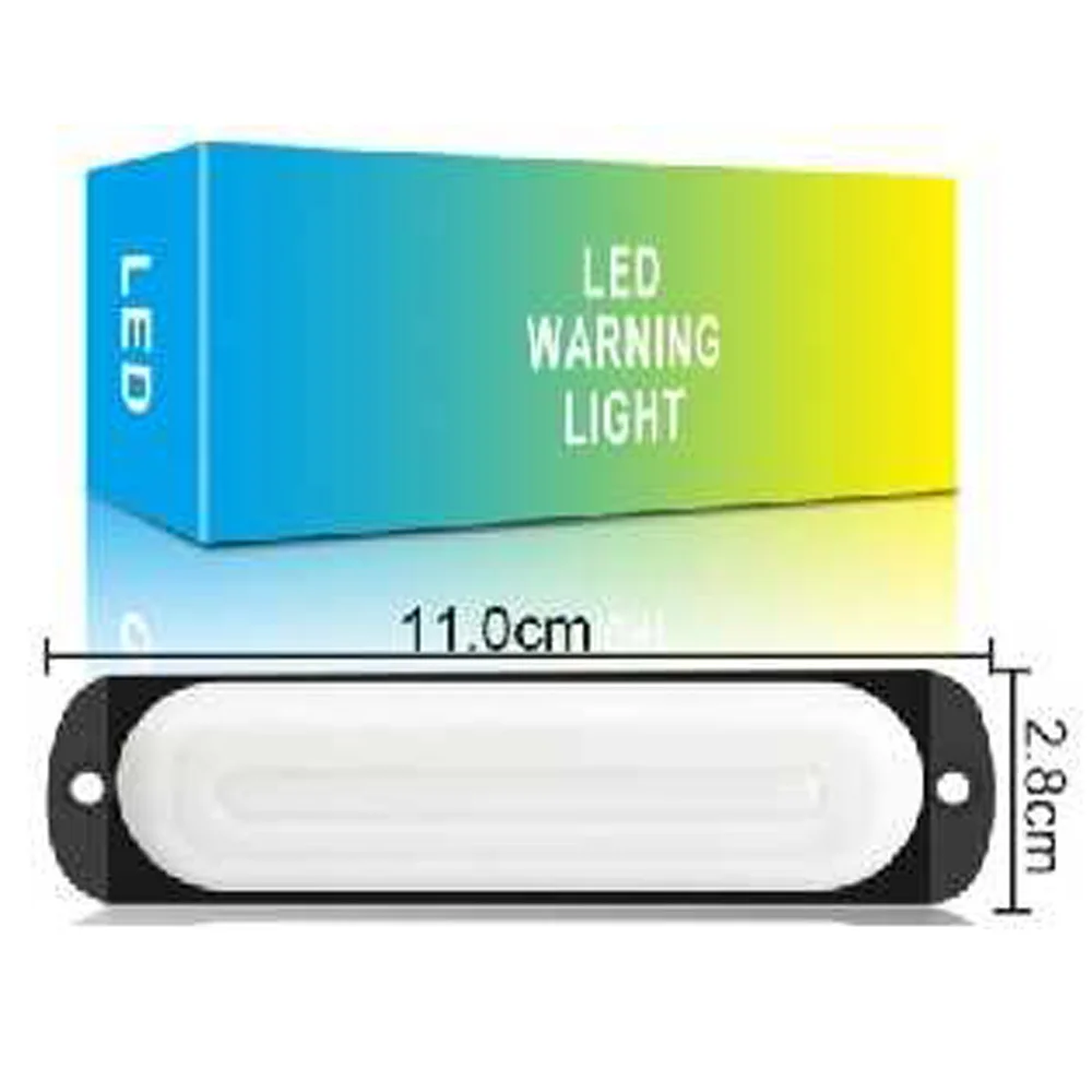 AILEO 1 Pcs Car Side Light Warning Light 12 24V Light Guide 6LED Truck Side Light Multi-mode Ultra-thin Flashing Light 2400LM
AILEO 1 Pcs Car Side Light Warning Light 12 24V Light Guide 6LED Truck Side Light Multi-mode Ultra-thin Flashing Light 2400LM