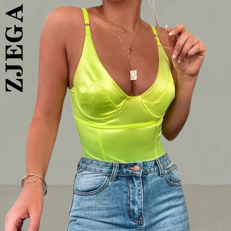 Zjega Spaghetti Strap Sexy Bodysuit Women Solid Stretch Bodysuit Party Basic Sexy Outfit Bodycon Ladies Leotard Female Body
Zjega Spaghetti Strap Sexy Bodysuit Women Solid Stretch Bodysuit Party Basic Sexy Outfit Bodycon Ladies Leotard Female Body