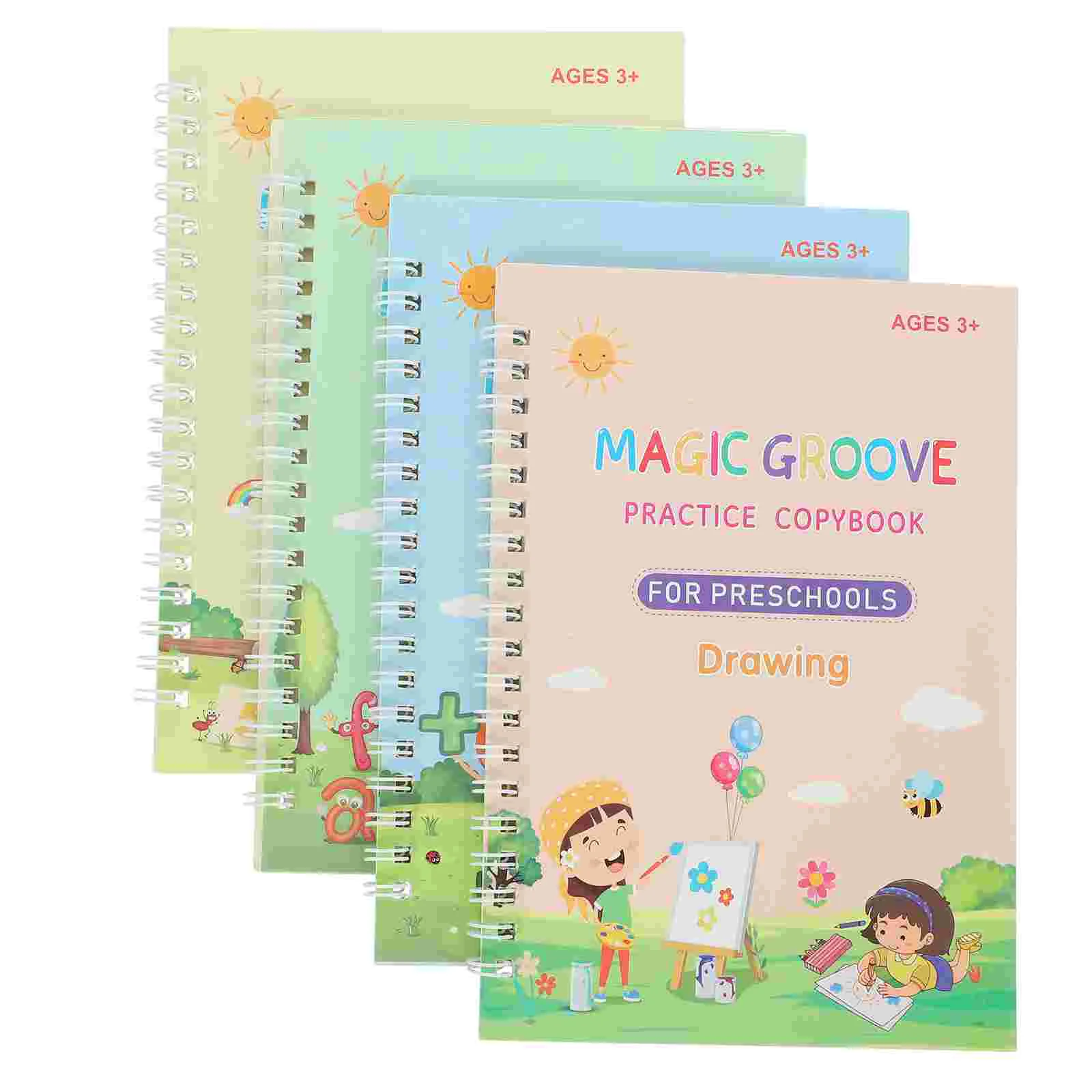 1 Set Writing Practice Books Children Groove Copybook English Writing Copybook with Pen Refills
1 Set Writing Practice Books Children Groove Copybook English Writing Copybook with Pen Refills