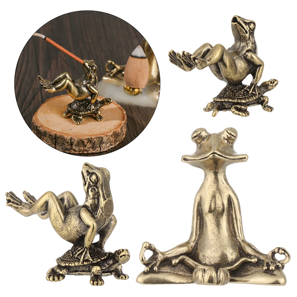 Retro Ornament Incense Burner Frog Statue Animal Accessories Sculpture Home Decor Desk Decoration Meditation Zen Mini Crafts
Retro Ornament Incense Burner Frog Statue Animal Accessories Sculpture Home Decor Desk Decoration Meditation Zen Mini Crafts