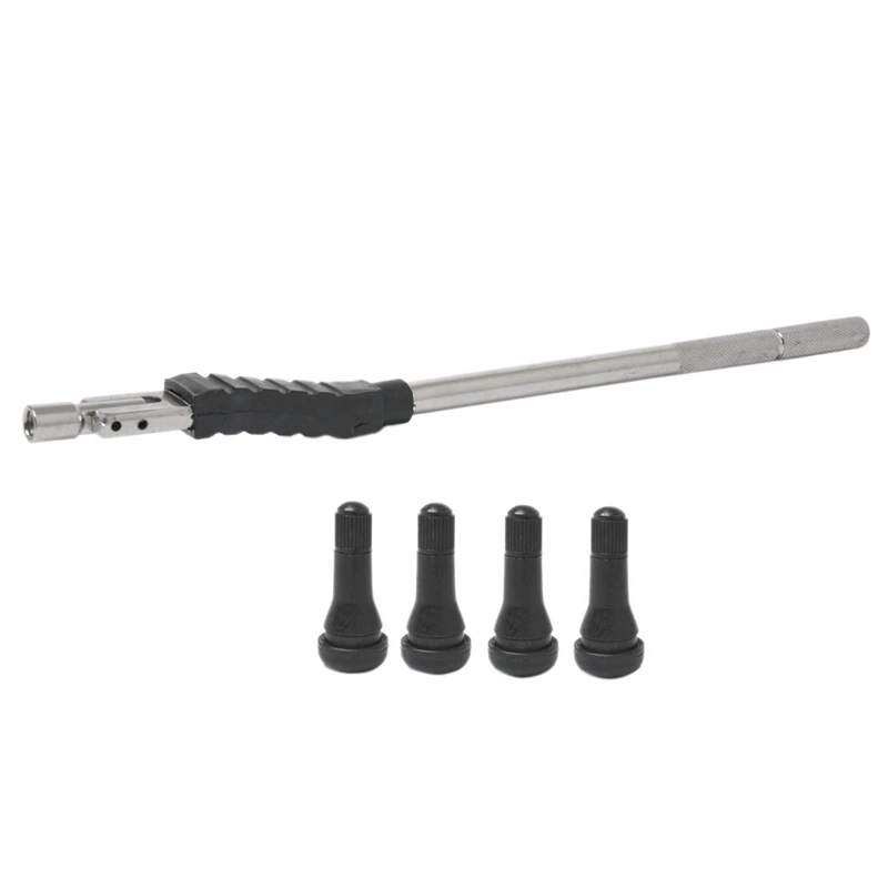 5 Pcs Stem Nailer Installer Tool 4 x Shorty Rubber Valve Stems Tire Set
5 Pcs Stem Nailer Installer Tool 4 x Shorty Rubber Valve Stems Tire Set