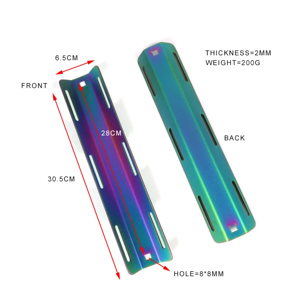 Parts Adapter 1 PC 200g 30*6.5 Cm Back Backplate Diving Frame Light Thickness 2mm Titanium Alloy For Scuba Diving
Parts Adapter 1 PC 200g 30*6.5 Cm Back Backplate Diving Frame Light Thickness 2mm Titanium Alloy For Scuba Diving
