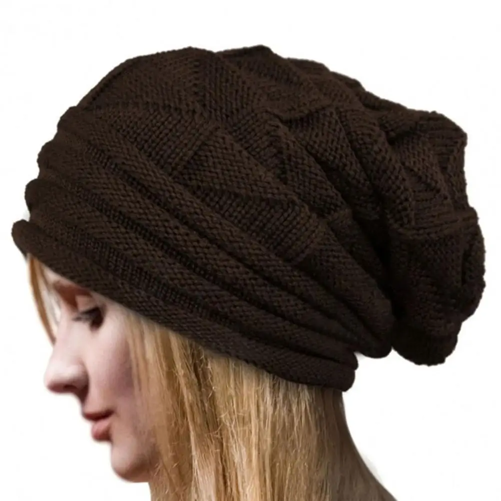 Stylish Women Hat Lightweight Solid Color Thickened Winter Thermal Ladies Cap Knitted Hat Keep Warm
Stylish Women Hat Lightweight Solid Color Thickened Winter Thermal Ladies Cap Knitted Hat Keep Warm