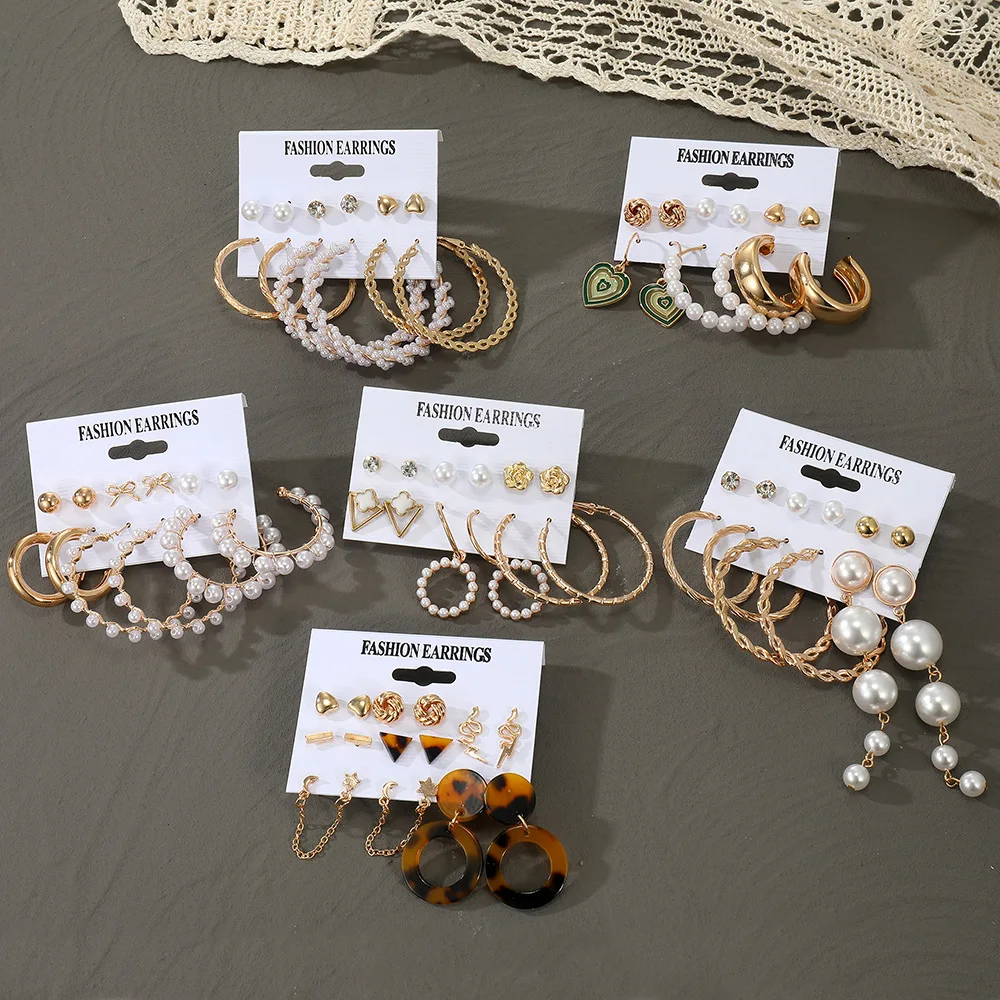 Boho Imitation Pearl Rose Peach Heart Bow Lightning Resin U Earrings Women's 2022 Set Combination Girls Fashion Jewelry
Boho Imitation Pearl Rose Peach Heart Bow Lightning Resin U Earrings Women's 2022 Set Combination Girls Fashion Jewelry