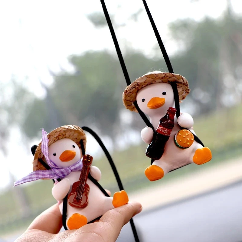 Gypsum Car Accessories Schoolbag Straw Swing Duck Pendant Auto Rearview Mirror Ornament Birthday Gift Car Decoraction Fragrance
Gypsum Car Accessories Schoolbag Straw Swing Duck Pendant Auto Rearview Mirror Ornament Birthday Gift Car Decoraction Fragrance