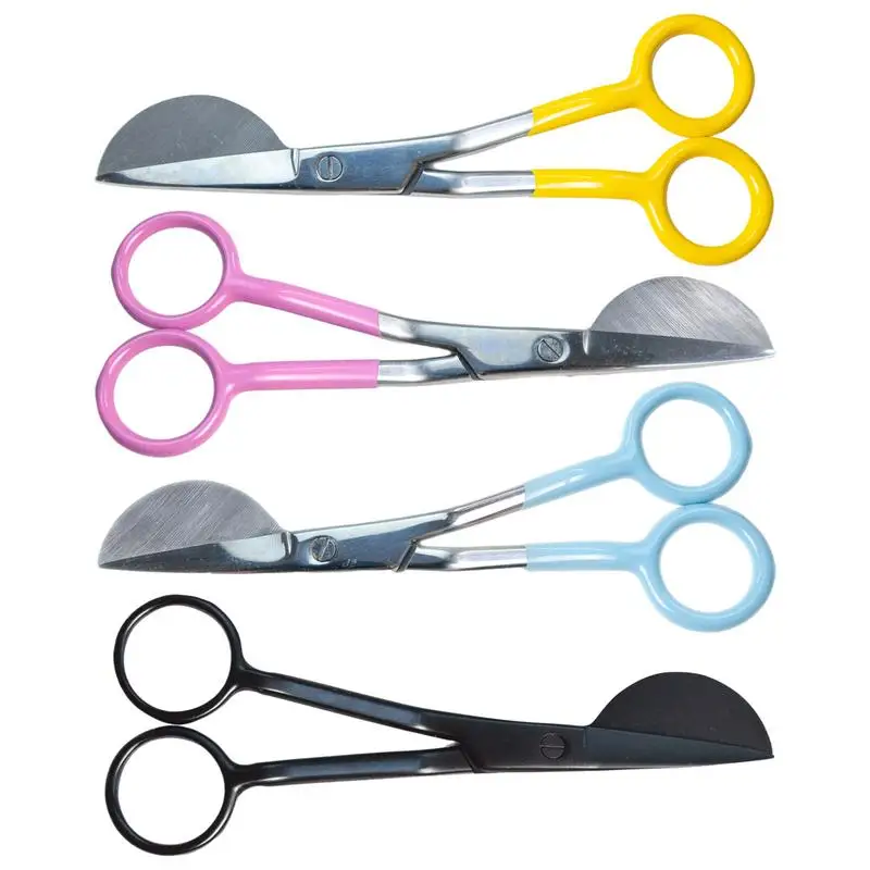 

Ножницы Duckbill, портативные ножницы из нержавеющей стали с аппликацией, ножи, ножницы для кромки, домашнее искусство, инструменты для шитья утконоса