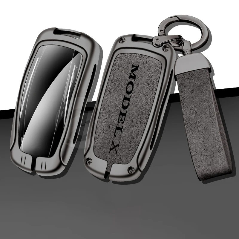 Zinc Alloy Car Key Case Holder Shell for Tasla Model X Key Fob Cover Remote Control Keychain Bag Keyless Interior Accessories
Zinc Alloy Car Key Case Holder Shell for Tasla Model X Key Fob Cover Remote Control Keychain Bag Keyless Interior Accessories