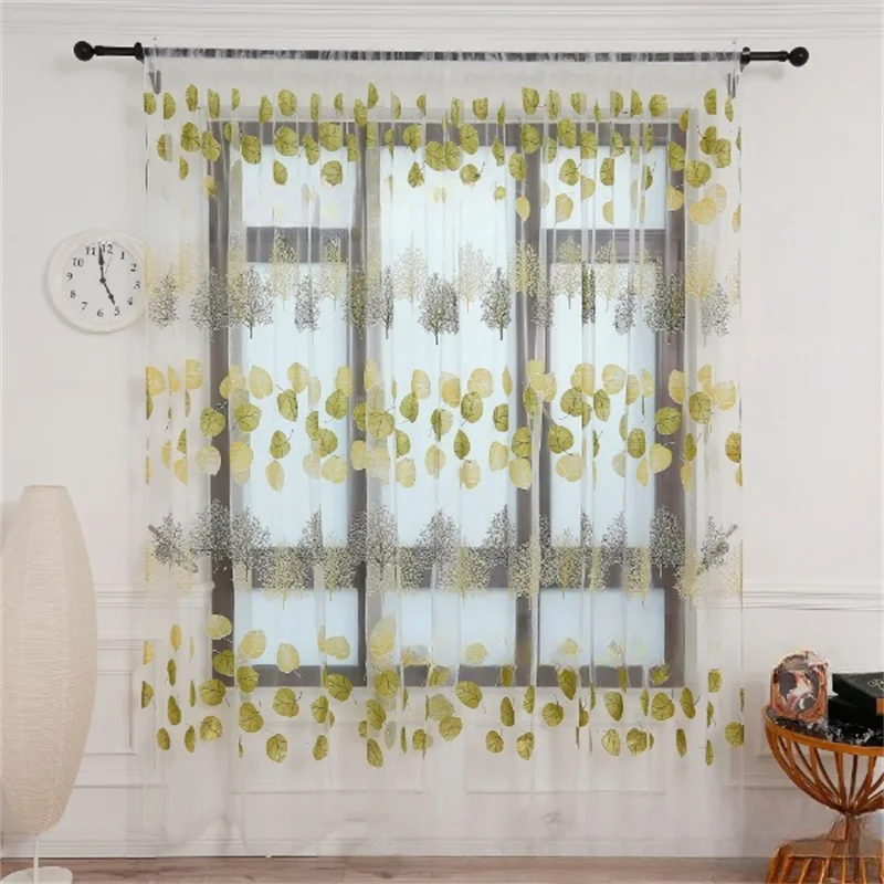 Pastoral Style Leaf Gum Printing Printing Window Screen Curtain Balcony Finished Light-Transmitting Curtain
Pastoral Style Leaf Gum Printing Printing Window Screen Curtain Balcony Finished Light-Transmitting Curtain