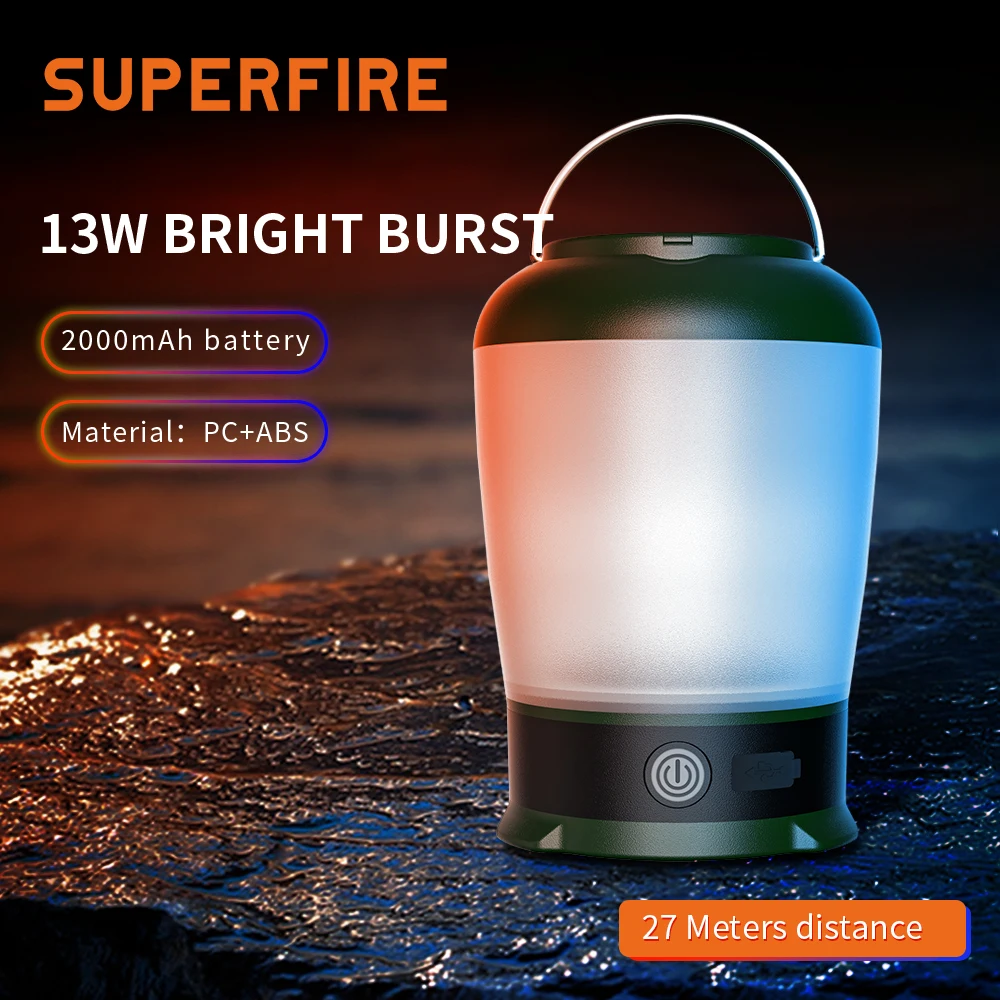 SuperFire T31 Portable searchlight 360 ° USB rechargeable travel waterproof Outdoor Camping flashlight work night light
SuperFire T31 Portable searchlight 360 ° USB rechargeable travel waterproof Outdoor Camping flashlight work night light