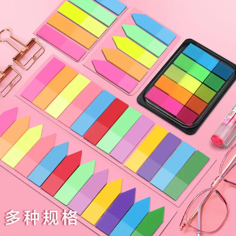 Brand new color 100 self adhesive notepad Sticky note pad bookmark Bookmark Marker notepad office school supplies
Brand new color 100 self adhesive notepad Sticky note pad bookmark Bookmark Marker notepad office school supplies