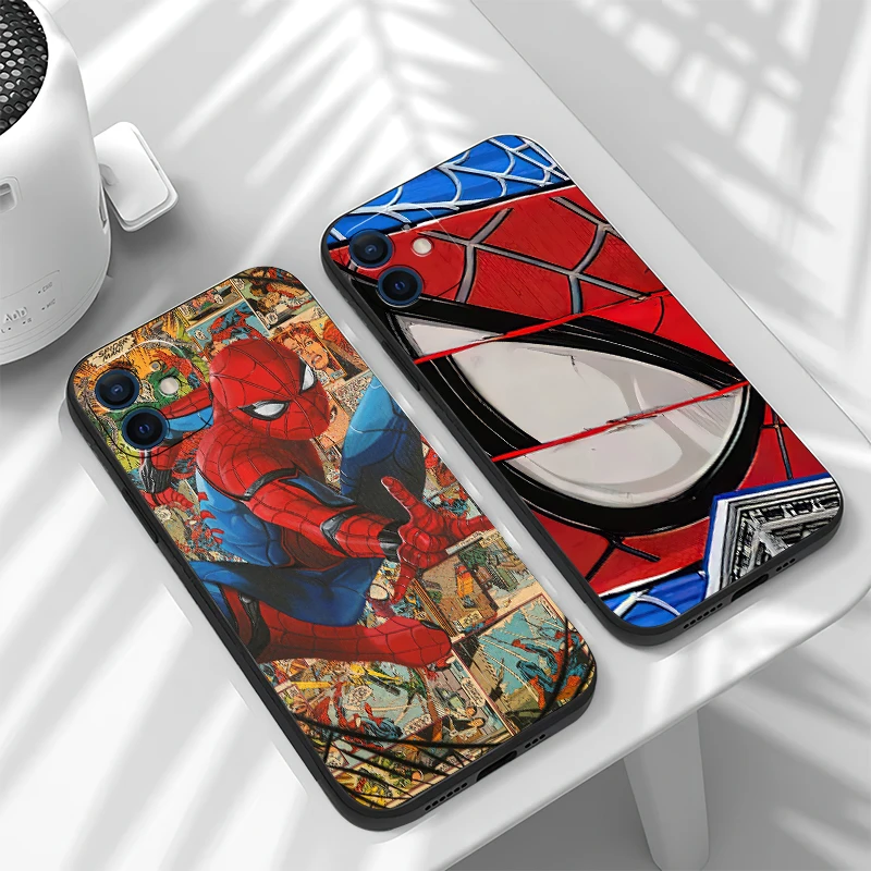 Marvel's Spider-Man Funda Phone Case For iPhone 11 13 12 Pro Max 12 13 Mini X XR XS MAX SE 2020 7 8 6s Plus Celular 
Marvel's Spider-Man Funda Phone Case For iPhone 11 13 12 Pro Max 12 13 Mini X XR XS MAX SE 2020 7 8 6s Plus Celular