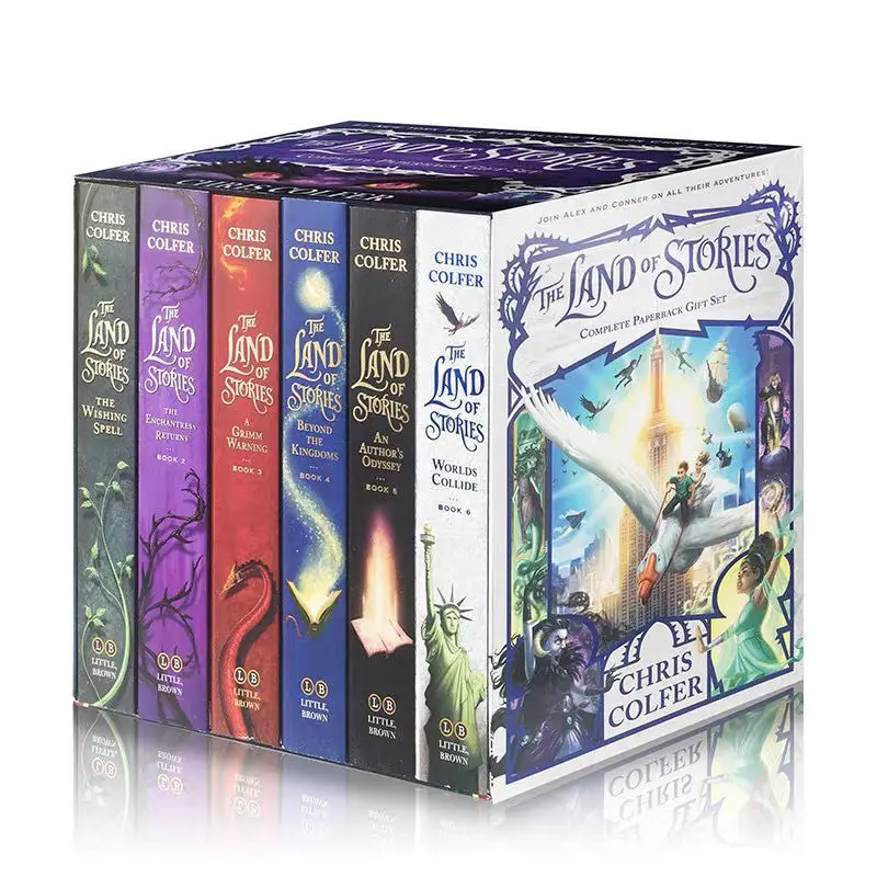 6Pieces/Lot The Land of Stories Chris Colfer English Books A Journey Of Fairy Tales Childhood Books Libros Storybook Books
6Pieces/Lot The Land of Stories Chris Colfer English Books A Journey Of Fairy Tales Childhood Books Libros Storybook Books