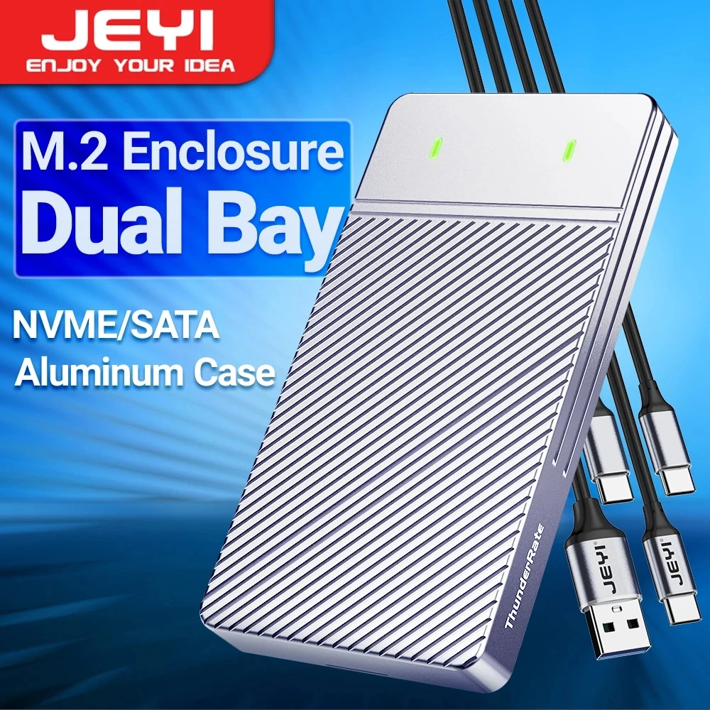 Твердотельный накопитель Dual Bay для мобильных жестких дисков, внешний индикатор, USB 3,2, 10 Гбит/с, Gen 2, алюминиевый сплав для M.2 PCIe 2280/2260/2242
Твердотельный накопитель Dual Bay для мобильных жестких дисков, внешний индикатор, USB 3,2, 10 Гбит/с, Gen 2, алюминиевый сплав для M.2 PCIe 2280/2260/2242