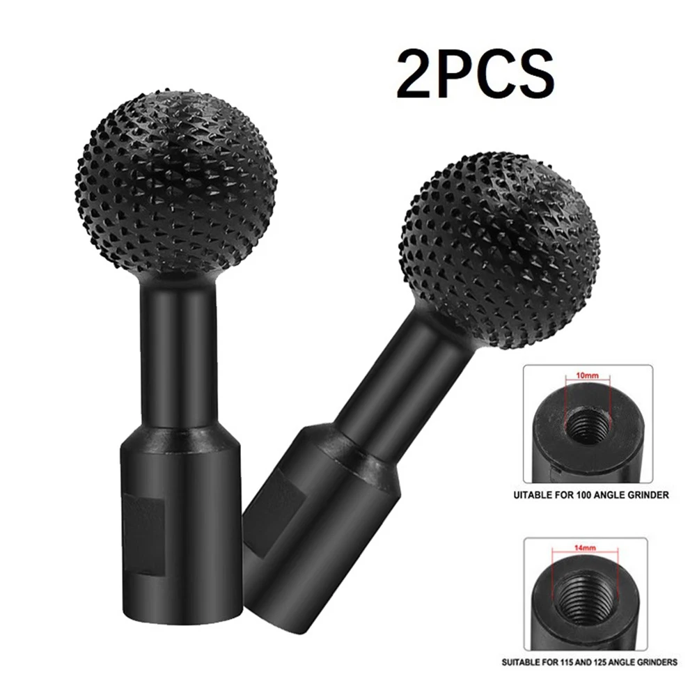 2pcs Spherical Spindles Wood Gouge Ball Gouge Carving Toos For Angle Grinder Unique Polishing Treatment Durable
2pcs Spherical Spindles Wood Gouge Ball Gouge Carving Toos For Angle Grinder Unique Polishing Treatment Durable