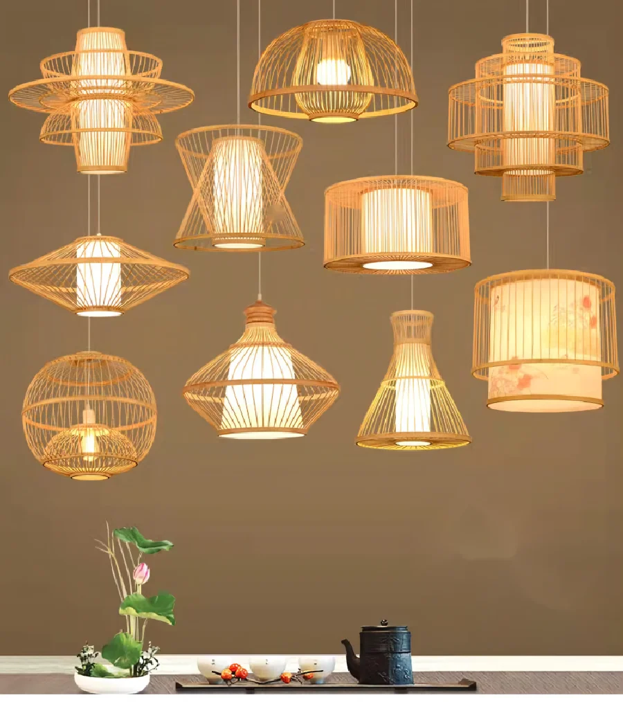 Art hand woven bamboo ceiling chandelier, home, garden, restaurant, study, bedroom ceiling lamp decoration lamps
Art hand woven bamboo ceiling chandelier, home, garden, restaurant, study, bedroom ceiling lamp decoration lamps