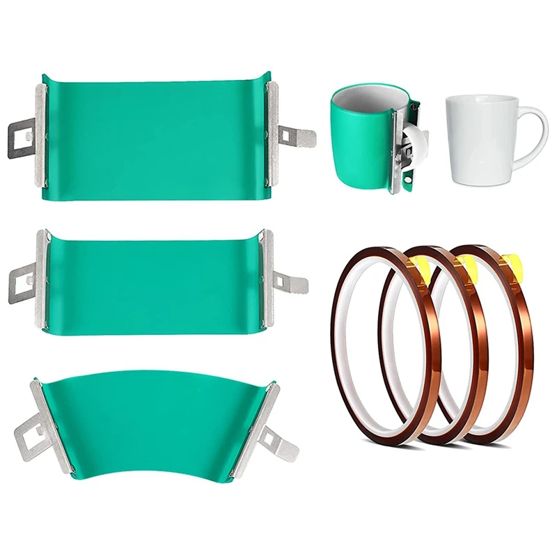 3 Pieces 3D Sublimation Silicone Mug Wrap, With 3 Rolls 33 M Heat Transfer Tape For Printing Mugs Transfer Machine
3 Pieces 3D Sublimation Silicone Mug Wrap, With 3 Rolls 33 M Heat Transfer Tape For Printing Mugs Transfer Machine