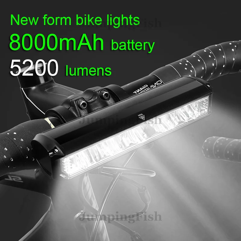 Bicycle Bike Light 8000mAh 5200 Lumens Lumen High Brightness Multi-Function Road MTB Cycling Safety Front Lights
Bicycle Bike Light 8000mAh 5200 Lumens Lumen High Brightness Multi-Function Road MTB Cycling Safety Front Lights