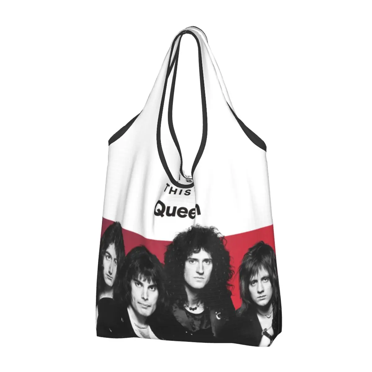 Cute Queen Freddie Mercury Shopping Tote Bags Portable Grocery Shoulder Shopper Bag
Cute Queen Freddie Mercury Shopping Tote Bags Portable Grocery Shoulder Shopper Bag