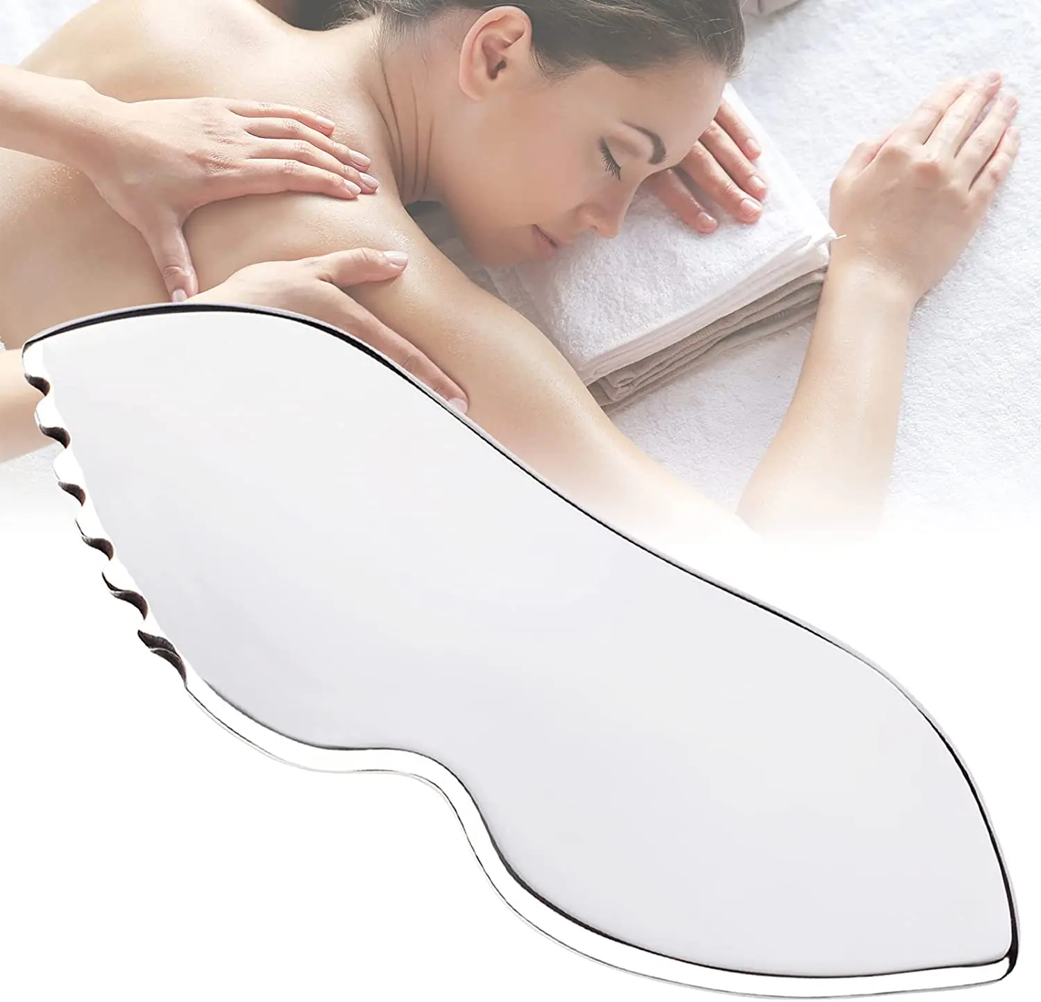Stainless Steel Gua Sha Scraper Facial Massager Face Neck Body Guasha Massage SPA Trigger Point Therapy Skincare Face Lift Tool
Stainless Steel Gua Sha Scraper Facial Massager Face Neck Body Guasha Massage SPA Trigger Point Therapy Skincare Face Lift Tool