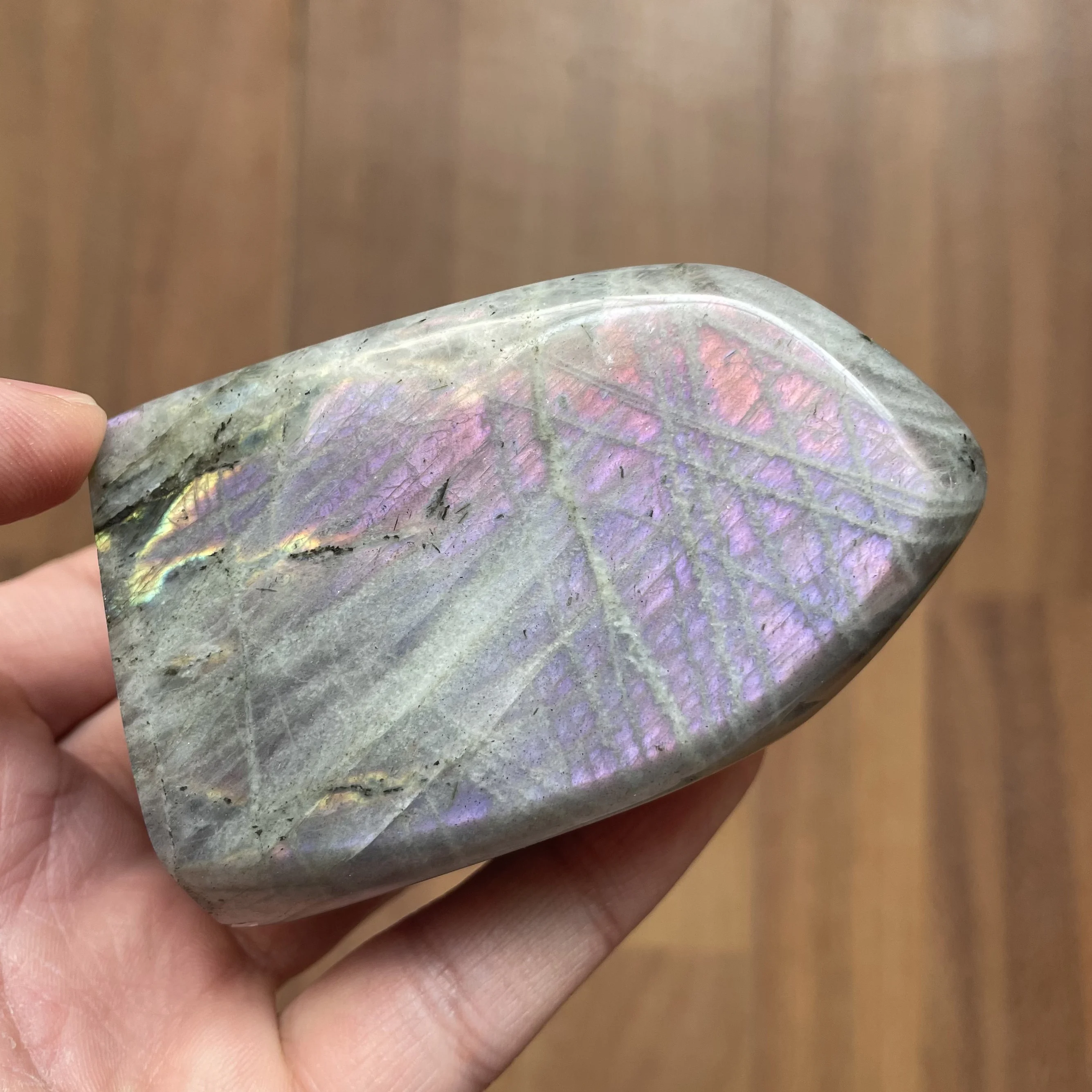 

283 г натуральный камень лабрадорит, украшение для дома, камень-кристалл, грубый полированный кварцевый лунный камень, лечение