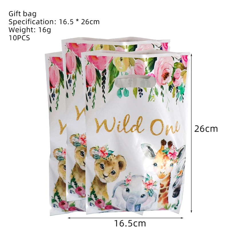 10pcs 26x16.5cm Animal Candy Gift Bag Woodland Jungle Wild One Birthday Party Baby Shower
10pcs 26x16.5cm Animal Candy Gift Bag Woodland Jungle Wild One Birthday Party Baby Shower