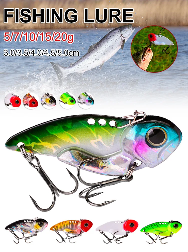 Vib Fishing Lure Sinking Vibration Baits Artificial Metal Hard Bait Lifelike Swimbait for Saltwater Freshwater Fishing Tackle
Vib Fishing Lure Sinking Vibration Baits Artificial Metal Hard Bait Lifelike Swimbait for Saltwater Freshwater Fishing Tackle