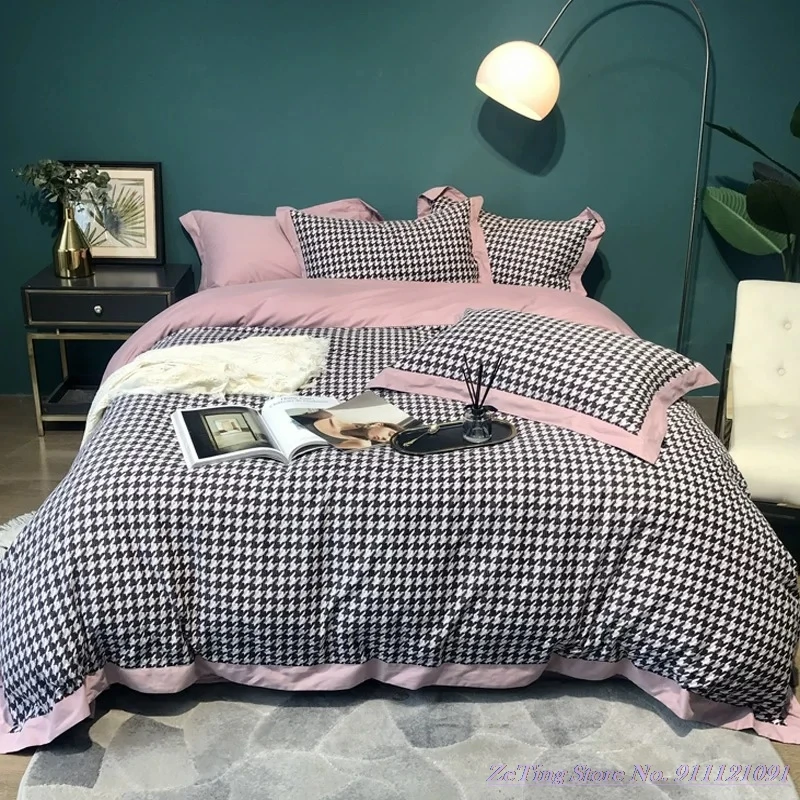 1.8m Bed Home Textile 80 brushed pure cotton Bedding Set light luxury Nordic autumn winter warmth thick quilt cover Pillowcase
1.8m Bed Home Textile 80 brushed pure cotton Bedding Set light luxury Nordic autumn winter warmth thick quilt cover Pillowcase
