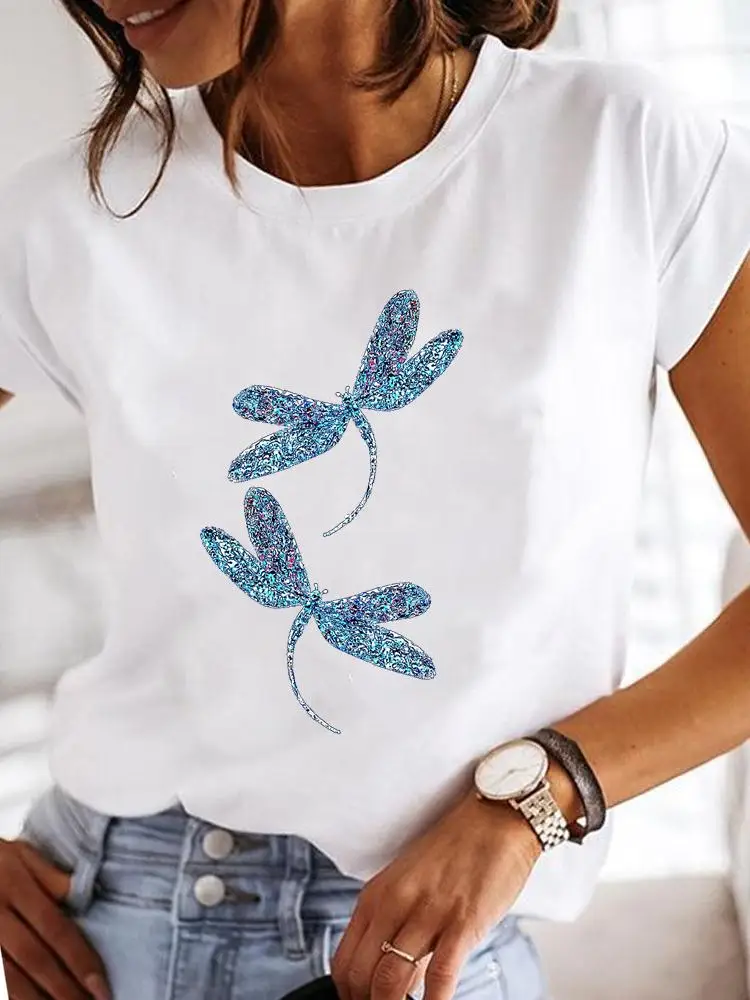 Short Sleeve Dragonfly Fashion Female Graphic Tee Women Print Summer 90s Style Cute Casual Clothes Ladies T Clothing T-shirts
Short Sleeve Dragonfly Fashion Female Graphic Tee Women Print Summer 90s Style Cute Casual Clothes Ladies T Clothing T-shirts