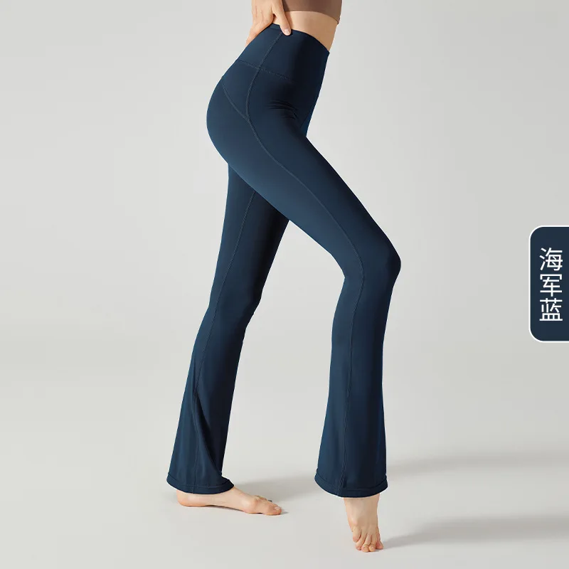 Summer New High Waist Pocket Flare Yoga Pants Peach Buttocks Pants Women's Nude Sense Jumping Yoga Pants
Summer New High Waist Pocket Flare Yoga Pants Peach Buttocks Pants Women's Nude Sense Jumping Yoga Pants