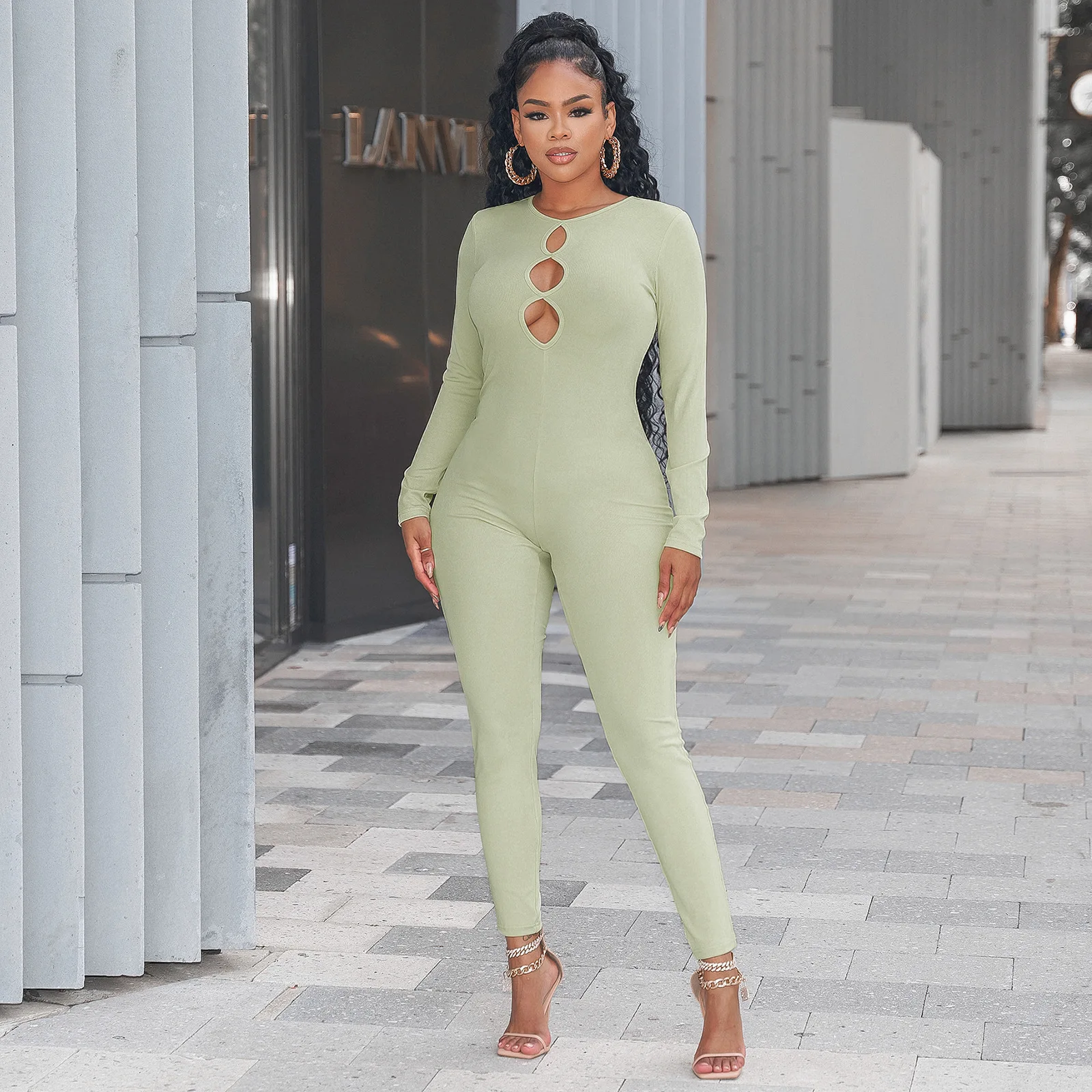 Women Hollow Out Long Sleeve Bodycon Jumpsuit Sexy Party One Piece Overall Romper Playsuits 2022
Women Hollow Out Long Sleeve Bodycon Jumpsuit Sexy Party One Piece Overall Romper Playsuits 2022