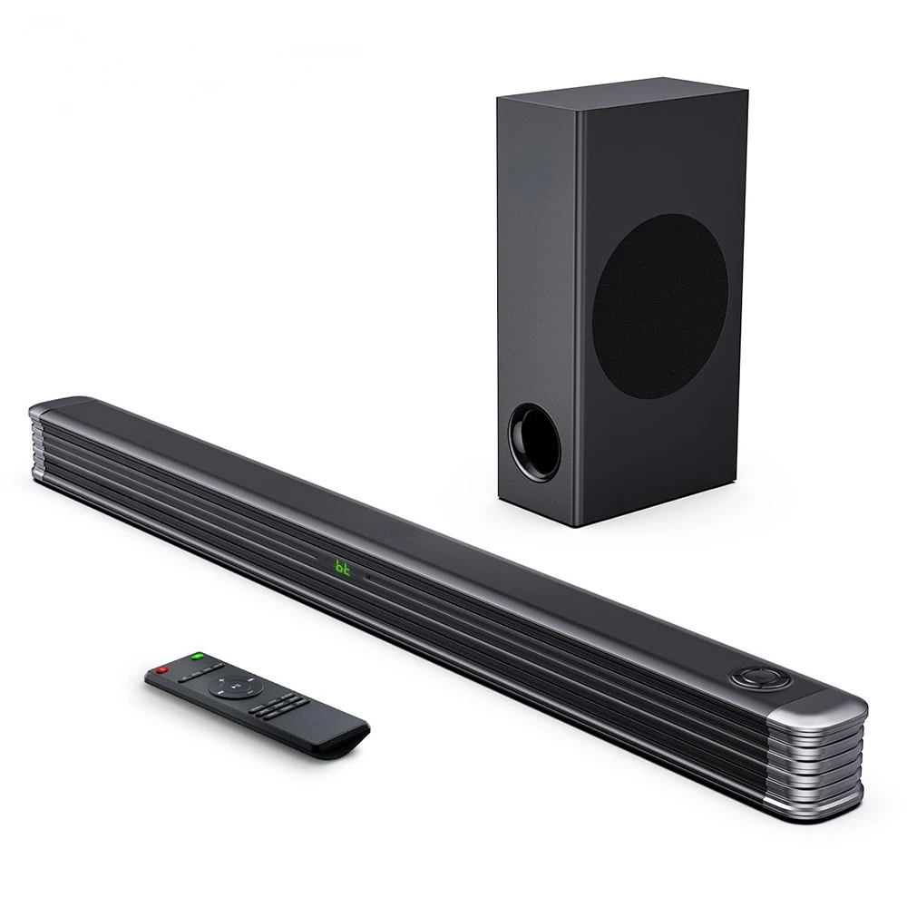 150W Home TV Theater Soundbar Bluetooth Speaker Wireless SoundBar 3D Stereo Column Surround Subwoofer with Remote Contro
150W Home TV Theater Soundbar Bluetooth Speaker Wireless SoundBar 3D Stereo Column Surround Subwoofer with Remote Contro