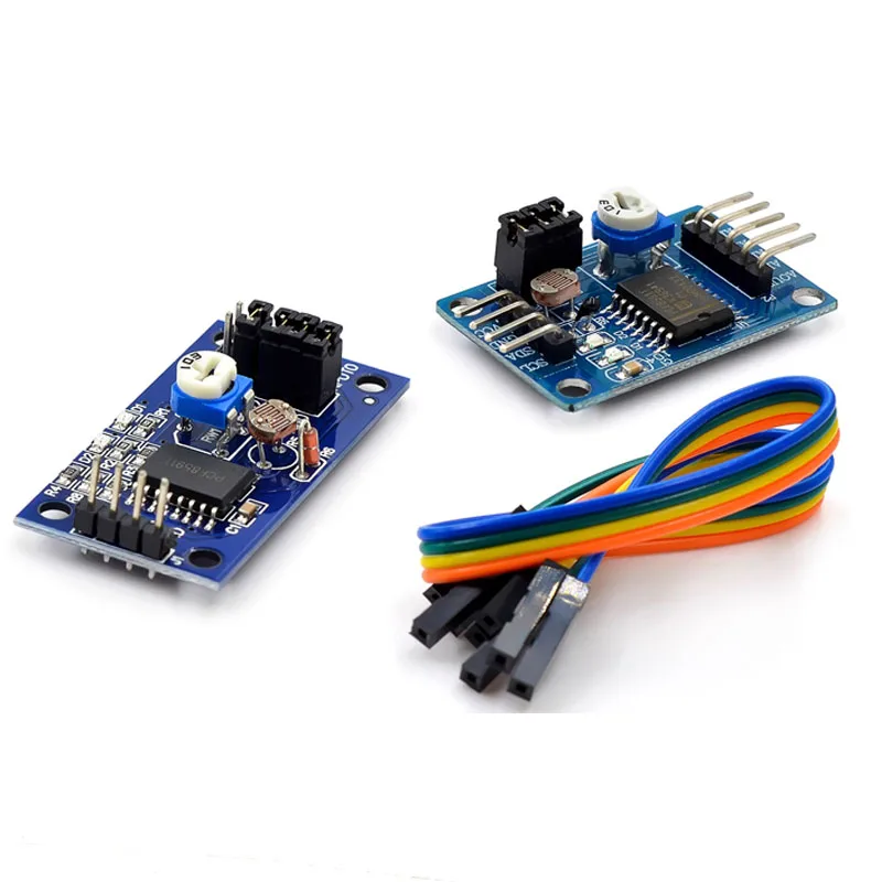 PCF8591 Module AD/DA converter module Analog to digital/digital to analogue converter module with Dupont cable
PCF8591 Module AD/DA converter module Analog to digital/digital to analogue converter module with Dupont cable