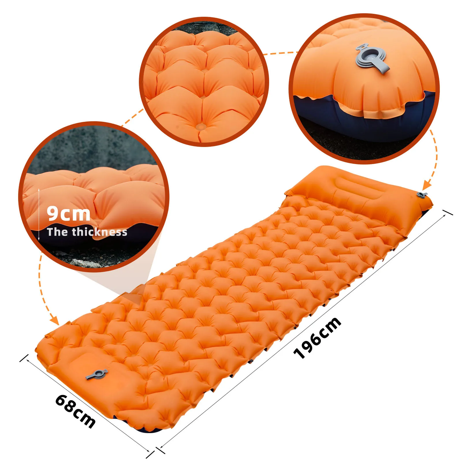 Camping Air Mattress Moisture-proof Waterproof Outdoor Sleeping Mat Beach Breathable Tent Travel Mat
Camping Air Mattress Moisture-proof Waterproof Outdoor Sleeping Mat Beach Breathable Tent Travel Mat