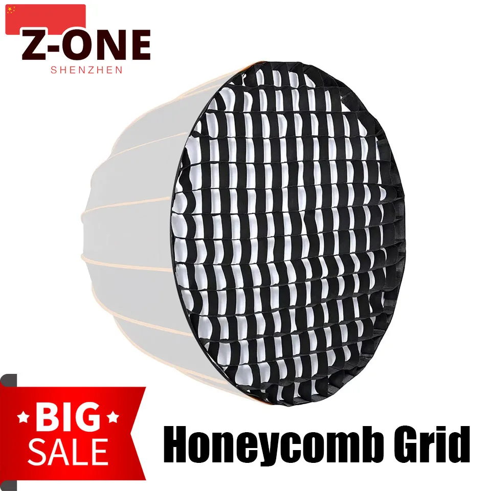 

Softbox Honeycomb Portable Grid Mesh for S-type Umbrella Photography Studio Flash Strobe Light Circular 70cm 90cm 120cm