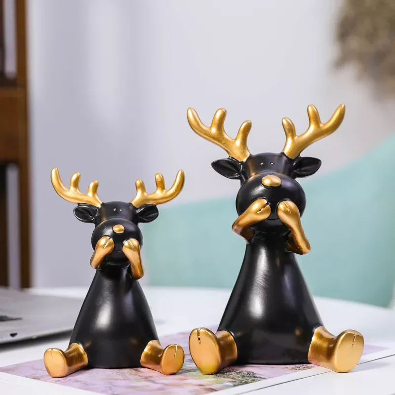 Nordic Golden Deer Ornaments Resin Animal figurines Decor TV Cabinet Wine Cooler Christmas Deer Ornaments Home Decoration Crafts
Nordic Golden Deer Ornaments Resin Animal figurines Decor TV Cabinet Wine Cooler Christmas Deer Ornaments Home Decoration Crafts