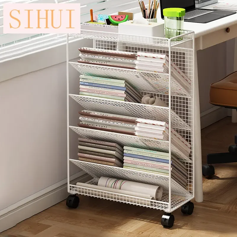 Children's Bookcases Floor Shelves Desk Side Simple Children's Movable Wheeled Book Storage Bookshelves Children's Furniture
Children's Bookcases Floor Shelves Desk Side Simple Children's Movable Wheeled Book Storage Bookshelves Children's Furniture