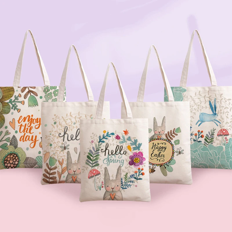 Women Canvas Shopping Bag Cartoon Animal Print Female Cotton Cloth Shoulder Bag Eco Handbag Tote Reusable Grocery Shopper Bags
Women Canvas Shopping Bag Cartoon Animal Print Female Cotton Cloth Shoulder Bag Eco Handbag Tote Reusable Grocery Shopper Bags