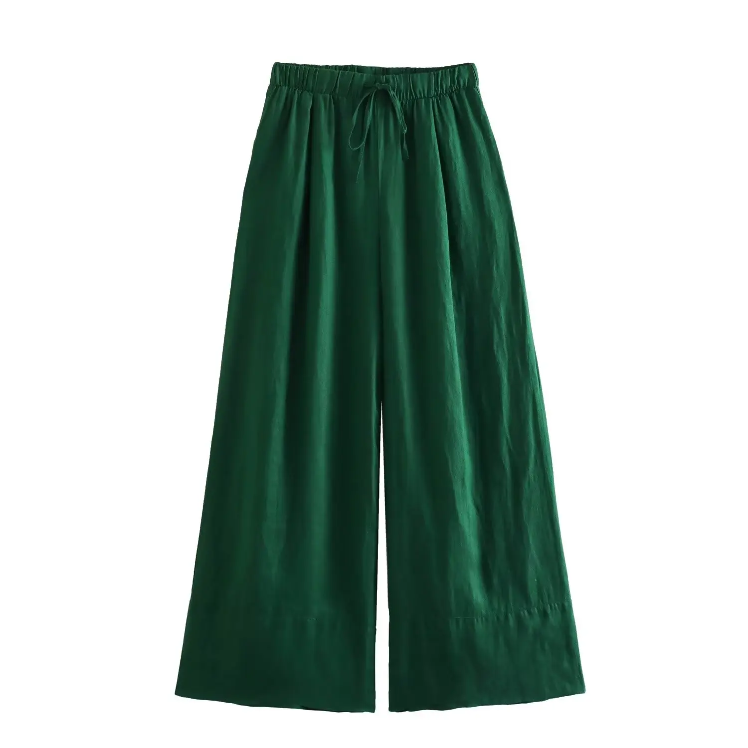 PB&ZA Women 2023 New Chic Fashion Dichromatic Hemp Side Pockets Loose Wide Leg Pants Vintage High Elastic Waist Drawstring Fema
PB&ZA Women 2023 New Chic Fashion Dichromatic Hemp Side Pockets Loose Wide Leg Pants Vintage High Elastic Waist Drawstring Fema