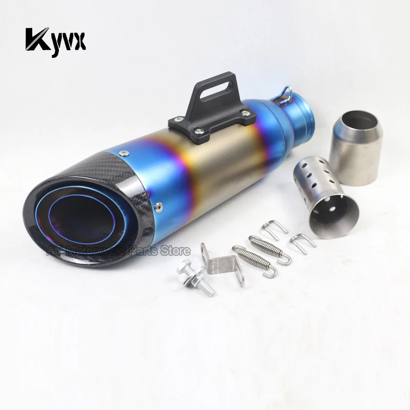 51mm Motorcycle Exhaust Muffler Modified Pipe Fit For Modified Scooter Pit Bike Honda Kawasaki Escape Moto With DB Killer
51mm Motorcycle Exhaust Muffler Modified Pipe Fit For Modified Scooter Pit Bike Honda Kawasaki Escape Moto With DB Killer