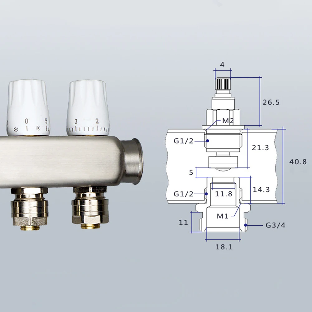 Valve Insert For Underfloor Heating Spreader/Heating Circuit Distributor For Underfloor Heating/circuit Distributor Power Tool
Valve Insert For Underfloor Heating Spreader/Heating Circuit Distributor For Underfloor Heating/circuit Distributor Power Tool