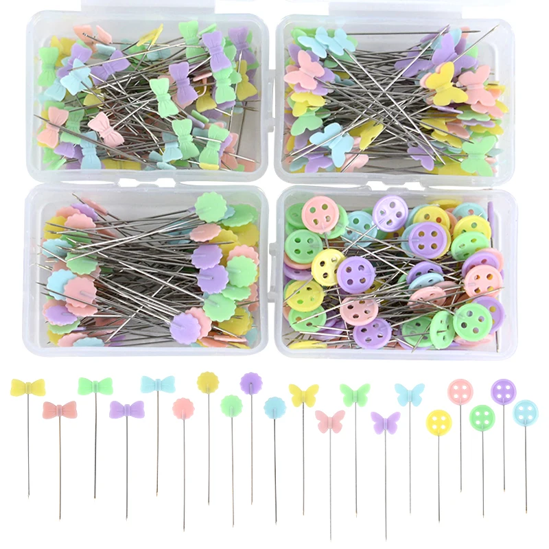 100pcs/box Sewing Pins Flat Head Stitch Straight Pins Dressmaking Pins Embroidery Patchwork Tools DIY Sewing Garment Accessories
100pcs/box Sewing Pins Flat Head Stitch Straight Pins Dressmaking Pins Embroidery Patchwork Tools DIY Sewing Garment Accessories
